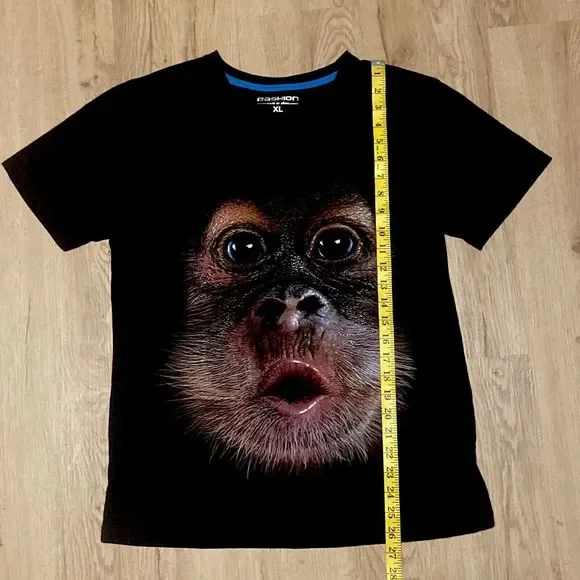 Fashion BABY APE FACE T-shirt Women’s Size XL - Picture 4 of 7